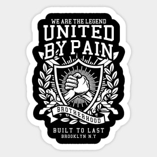 United By Pain Sticker